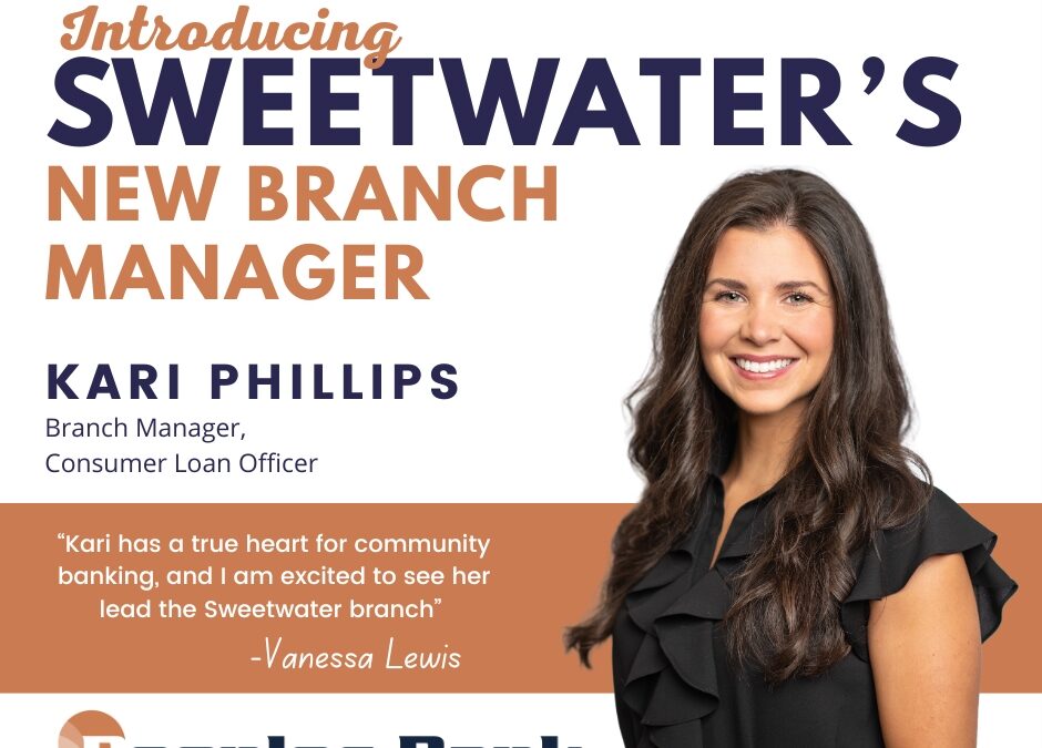 People First Bank Names Kari Phillips Sweetwater Branch Manager